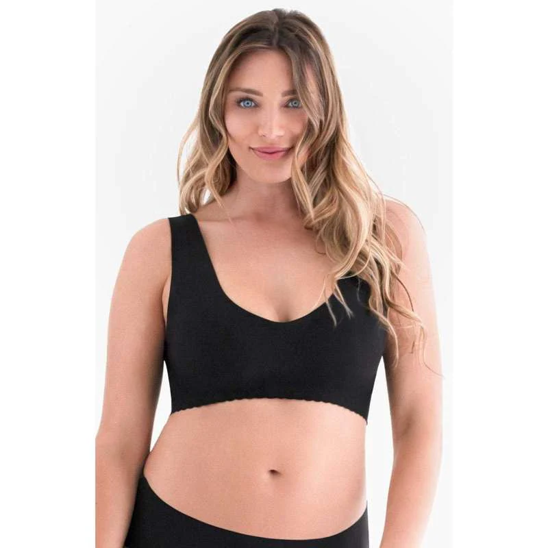 Belly Bandit- ANTI V NECK BRA - Black  - Image 2