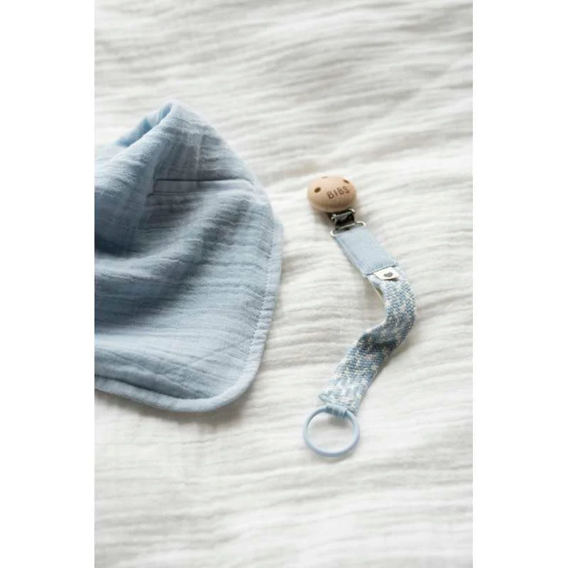 BIBS Accessories - Bandana Bib - Baby Blue  - Image 2