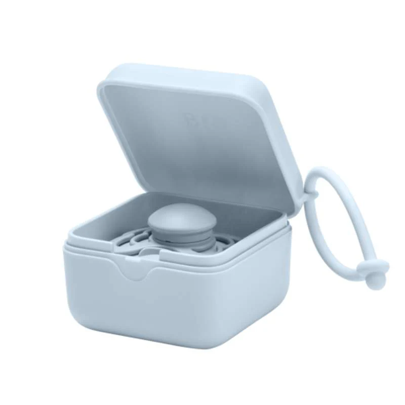 BIBS Accessories Pacifier Box - Sutteboks m. Plads til 3 Sutter - Baby Blue - Image 4