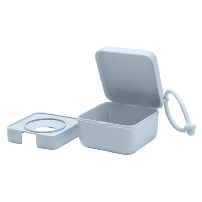 BIBS Accessories Pacifier Box - Sutteboks m. Plads til 3 Sutter - Baby Blue - Image 5
