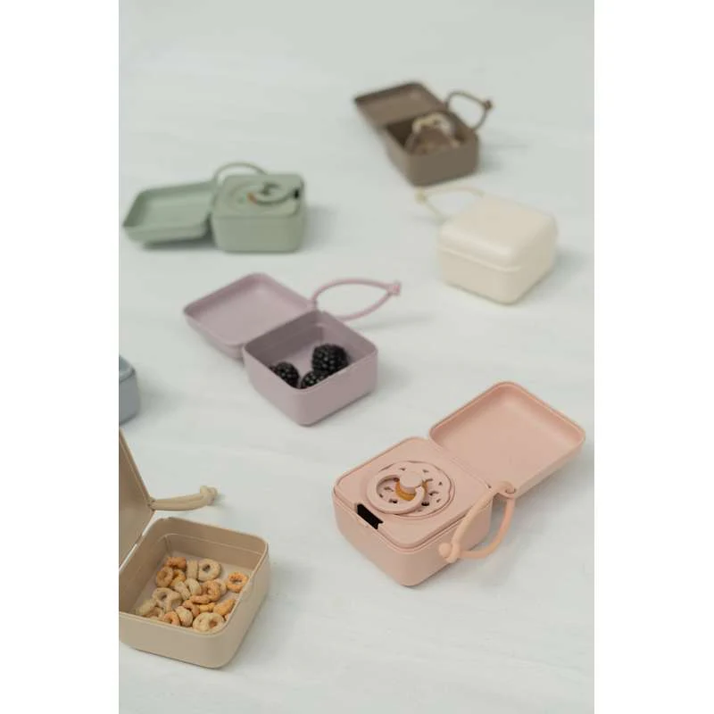 BIBS Accessories Pacifier Box - Sutteboks m. Plads til 3 Sutter - Blossom - Image 4