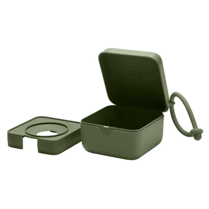 BIBS Accessories Pacifier Box - Sutteboks m. Plads til 3 Sutter - Hunter Green - Image 2