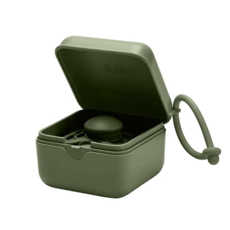 BIBS Accessories Pacifier Box - Sutteboks m. Plads til 3 Sutter - Hunter Green - Image 5