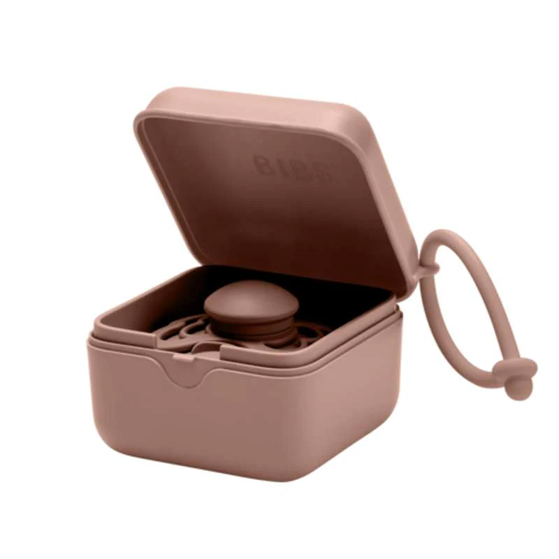 BIBS Accessories Pacifier Box - Sutteboks m. Plads til 3 Sutter - Woodchuck - Image 4