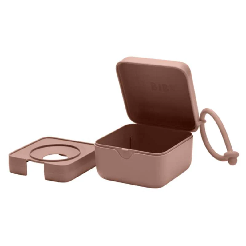 BIBS Accessories Pacifier Box - Sutteboks m. Plads til 3 Sutter - Woodchuck - Image 5