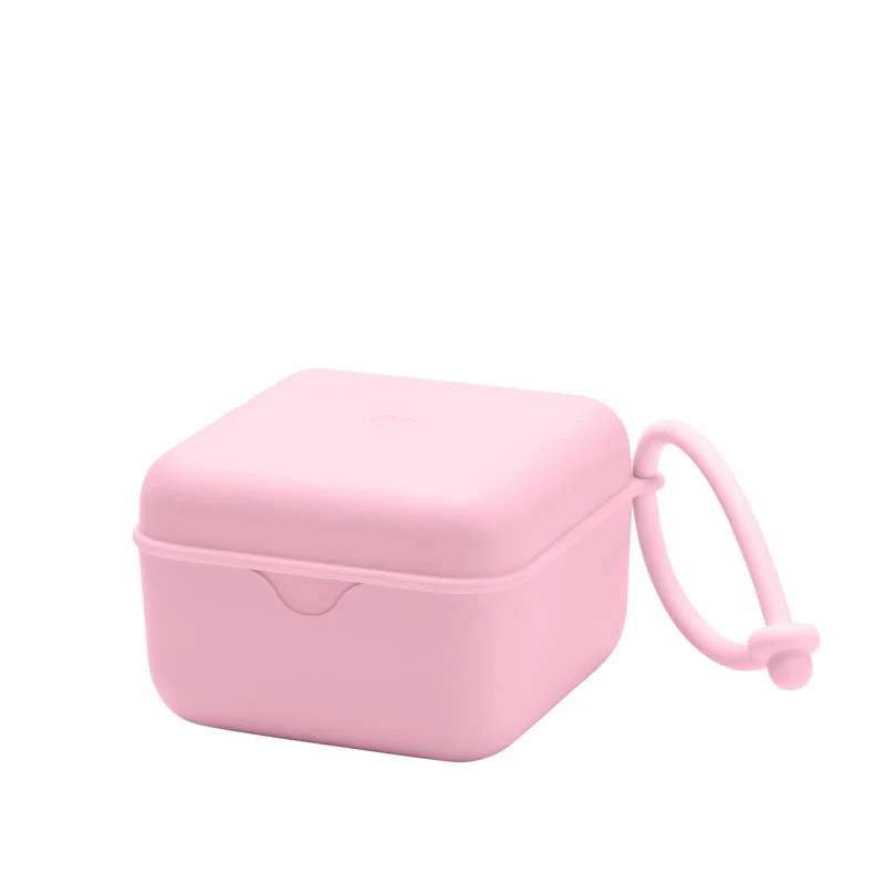 BIBS Accessories Pacifier Box - Sutteboks m. Plads til 3 Sutter - Baby Pink - Image 6