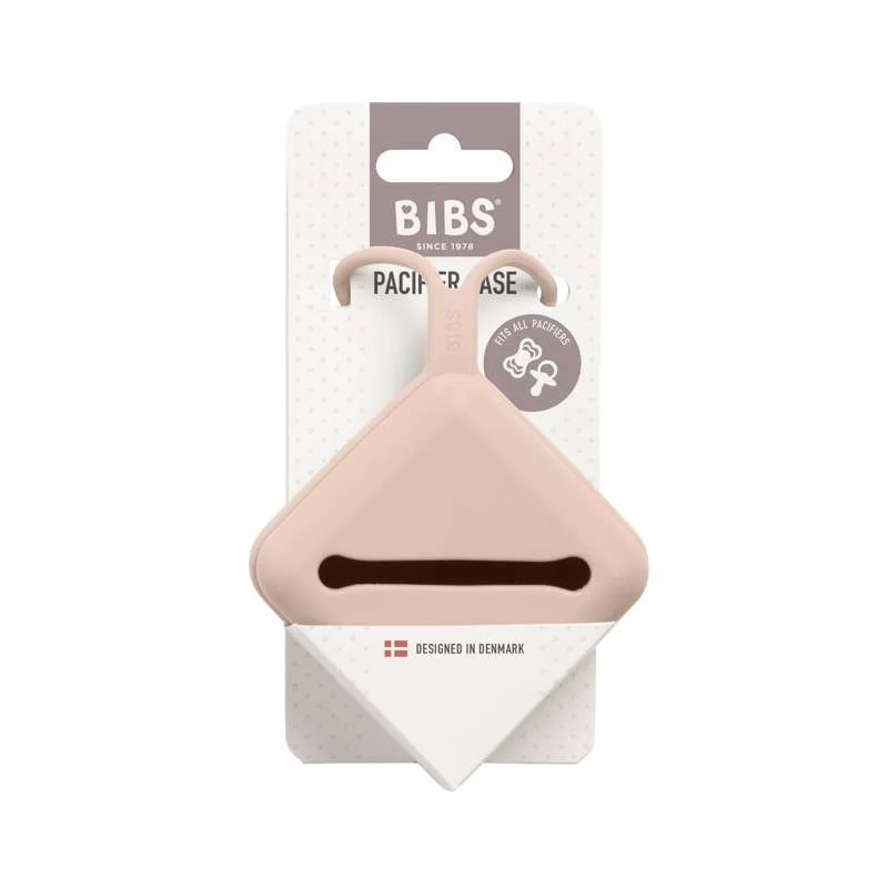 BIBS Accessories Pacifier Case - Silikone - Sutteboks m. Plads til 3 Sutter - Blush - Image 4