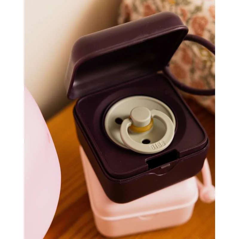 BIBS Accessories Pacifier Box - Sutteboks m. Plads til 3 Sutter - Plum - Image 9