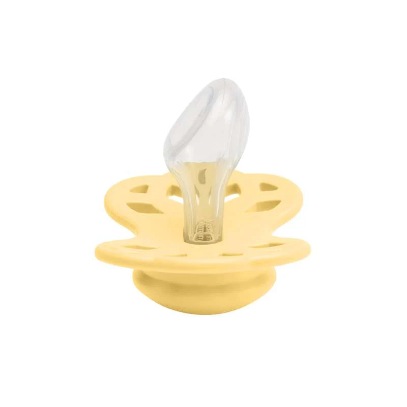 BIBS Anatomisk Infinity Sut - Str. 2 - Silikone - Pale Butter - Image 2