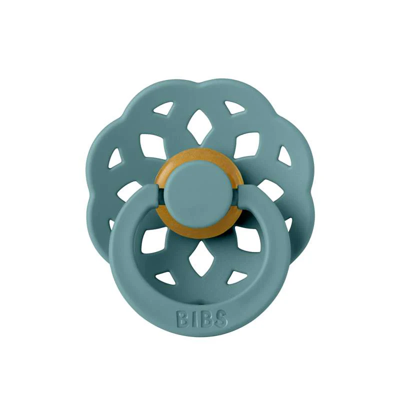 Bibs Boheme Pacifier - sz. 1 - natural rubber - Iceland Sea  - Image 3