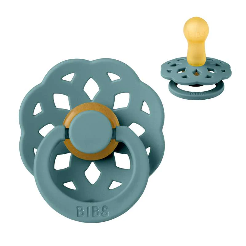 Bibs Boheme Pacifier - sz. 2 - natural rubber - Island Sea  - Image 3