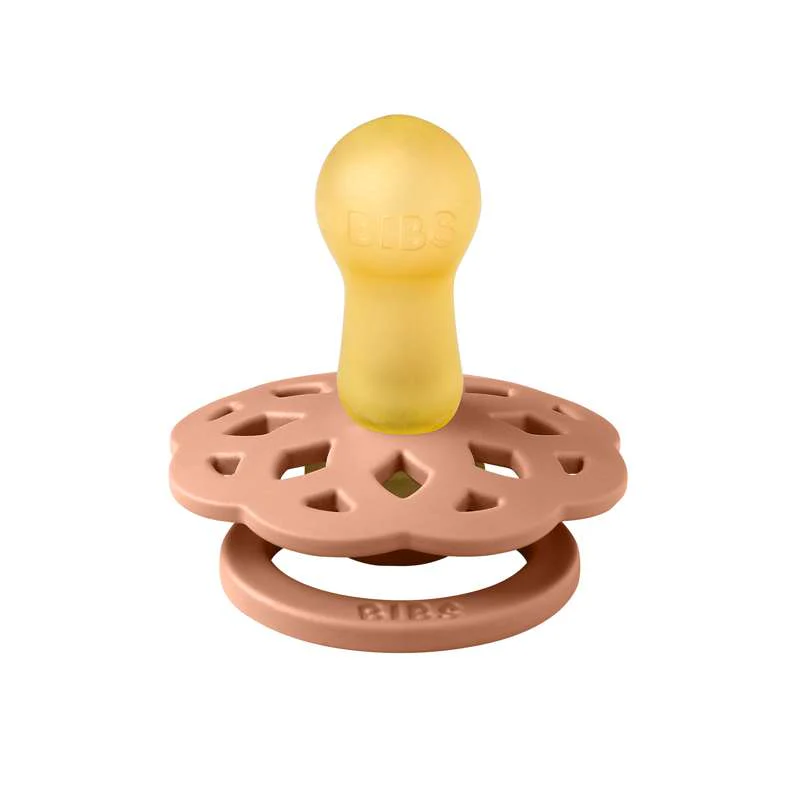 Bibs Boheme Pacifier - sz. 2 - natural rubber - Peach  - Image 2