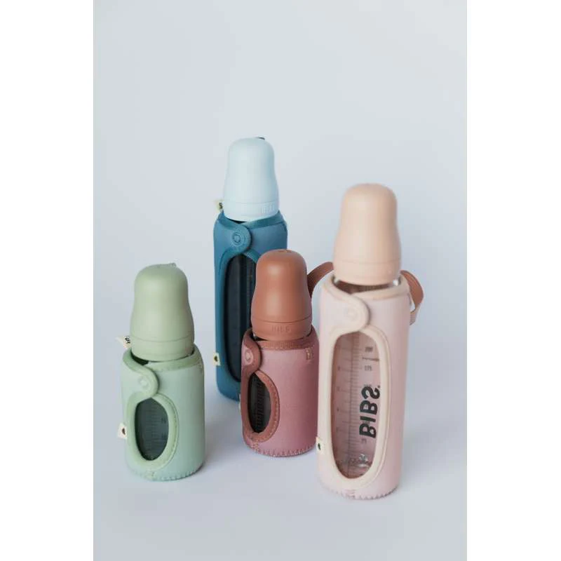 BIBS Bottle - Sleeve for Baby Bottle - Large - 225 ml. - Blush  - Image 3