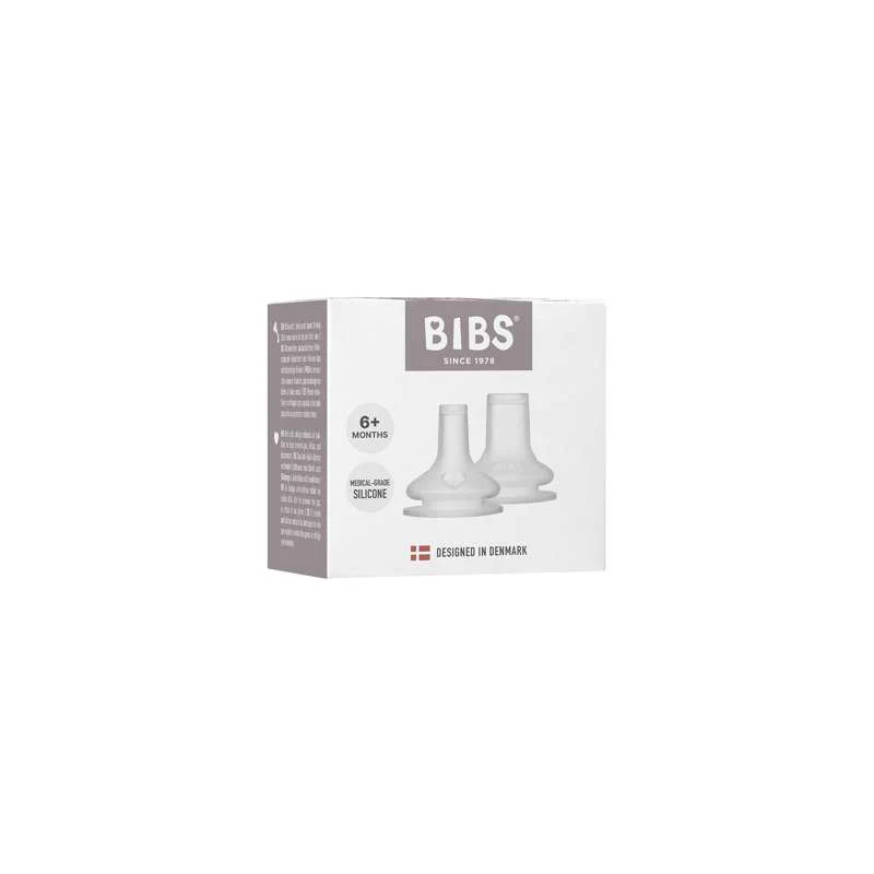 BIBS Bottle - Tilbehør - Suttehoved - Silikone/Sippy - 2-Pak - Image 2