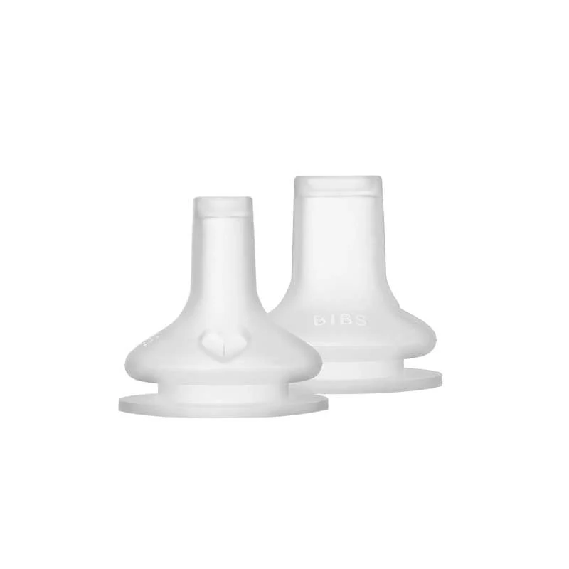BIBS Bottle - Tilbehør - Suttehoved - Silikone/Sippy - 2-Pak - Image 3