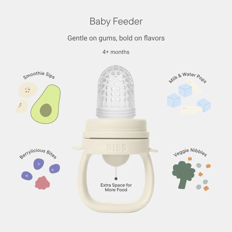 BIBS Dinner - Baby Feeder Smagesut - Fossil Grey - Image 3