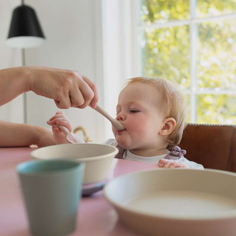 BIBS Dinner Skesæt - Stor og Lille Ske - Vanilla - Image 4