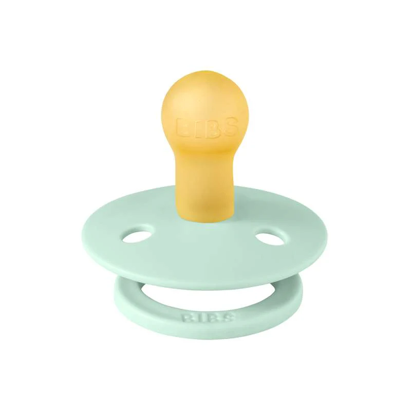 Bibs Round Colour Pacifier - sz. 1 - natural rubber - Nordic Mint  - Image 2