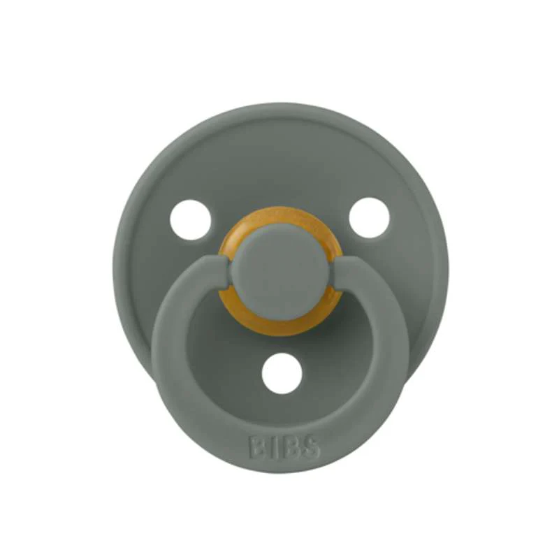 Bibs Round Colour Pacifier - sz. 1 - natural rubber - Pine  - Image 3