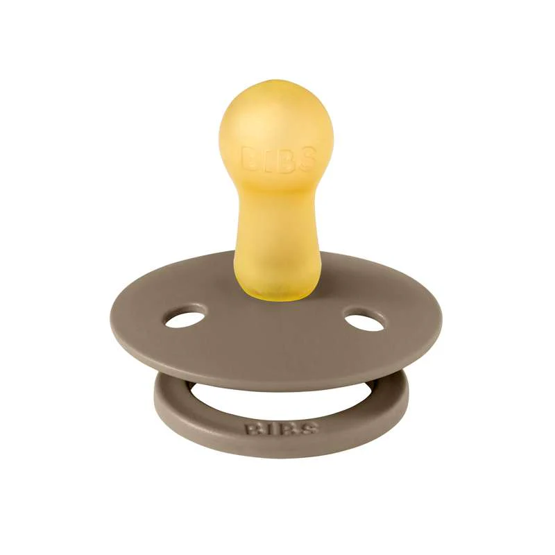 Bibs Round Colour Pacifier - sz. 2 - natural rubber - Dark Oak  - Image 3
