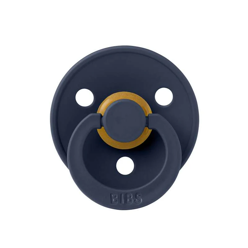 Bibs Round Colour Pacifier - sz. 2 - natural rubber - Deep Space  - Image 3