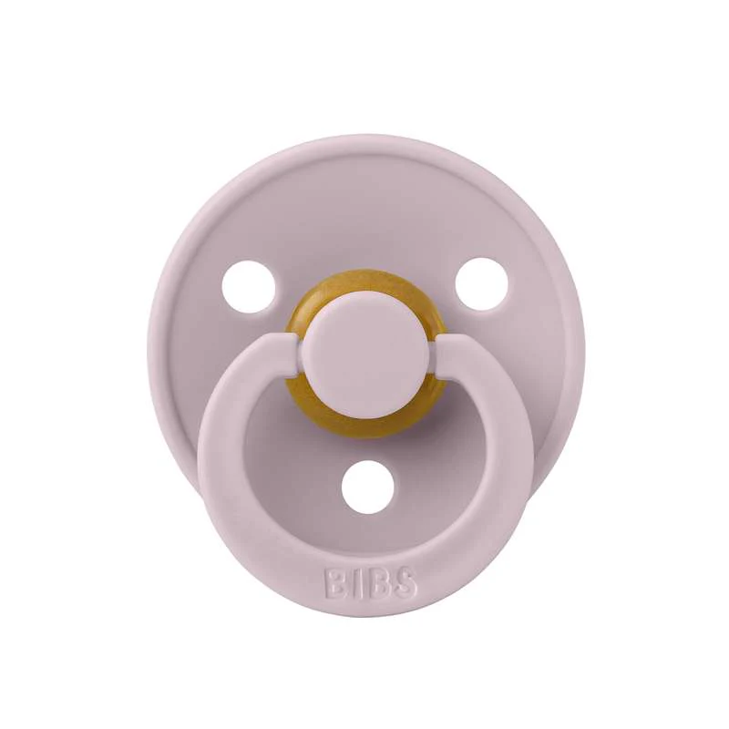 Bibs Round Colour Pacifier - sz. 2 - natural rubber - Dusk Lilac  - Image 3