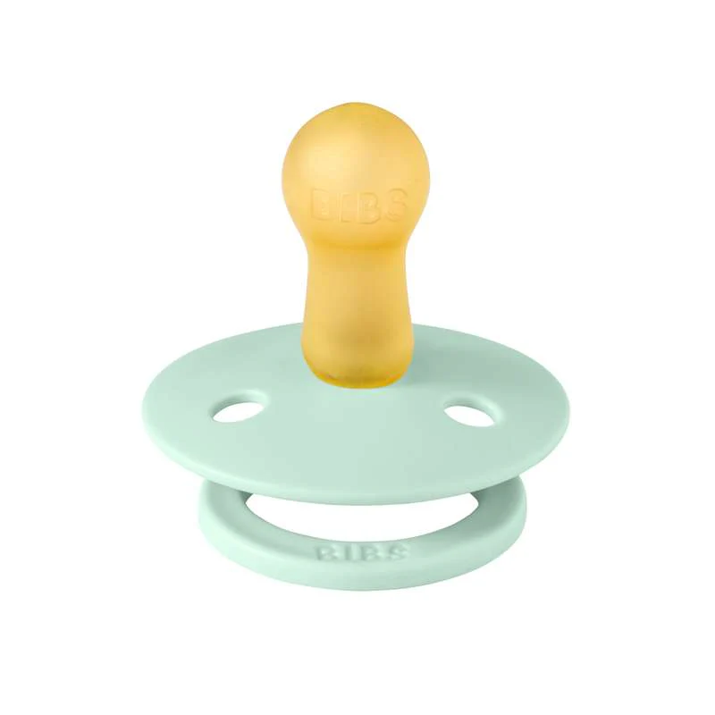 Bibs Round Colour Pacifier - sz. 2 - natural rubber - Nordic Mint  - Image 2