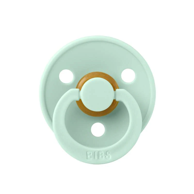 Bibs Round Colour Pacifier - sz. 2 - natural rubber - Nordic Mint  - Image 3