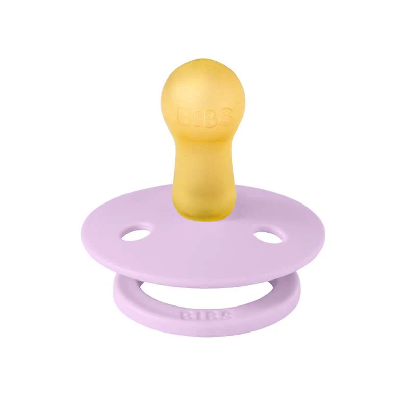 Bibs Round Colour Pacifier - sz. 2 - natural rubber - Violet Sky  - Image 2