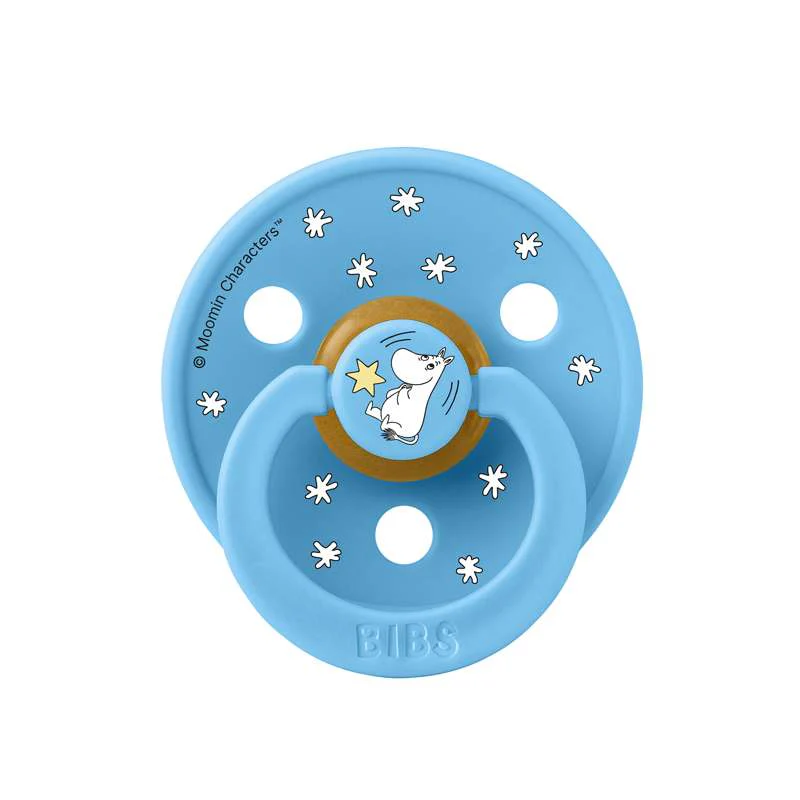 BIBS Rund Colour Sut - 2-Pak - Str. 2 - Naturgummi - Moomin - Goodnight - Breeze Mix - Image 4