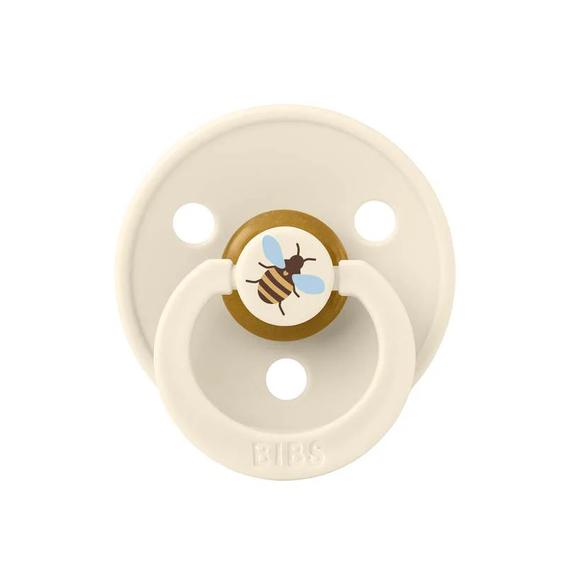 BIBS Rund Colour Sut - Str. 2 - Naturgummi - Studio - Bumblebee - Ivory - Image 3