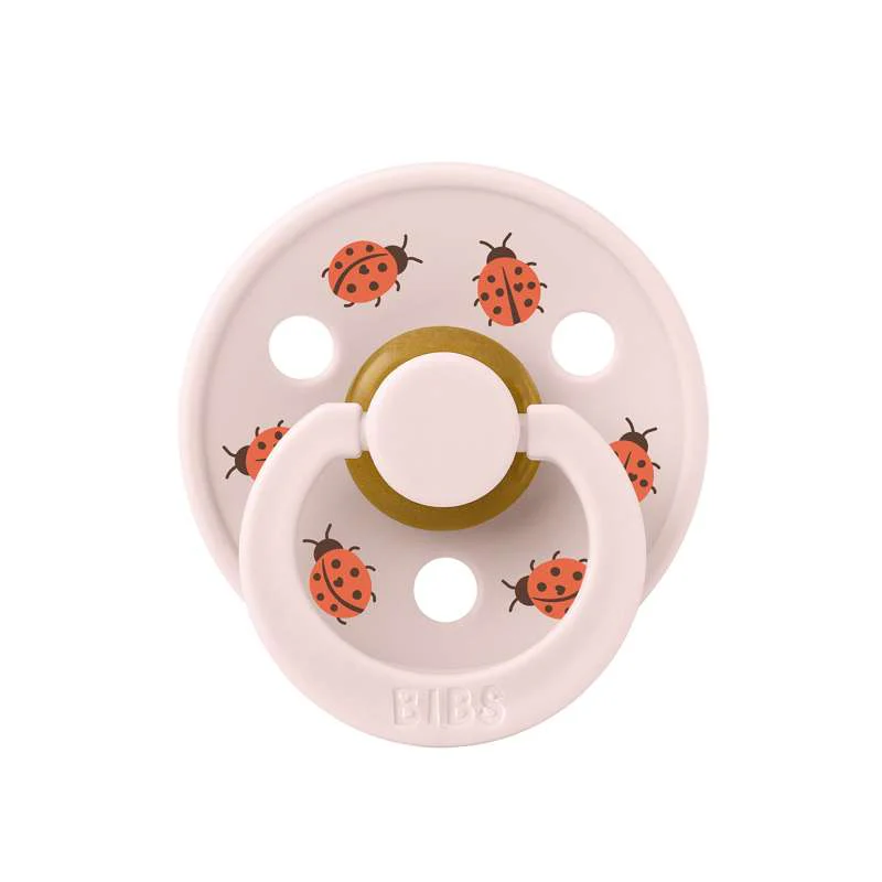 BIBS Rund Colour Sut - Str. 2 - Naturgummi - Studio - Ladybug - Petal - Image 4
