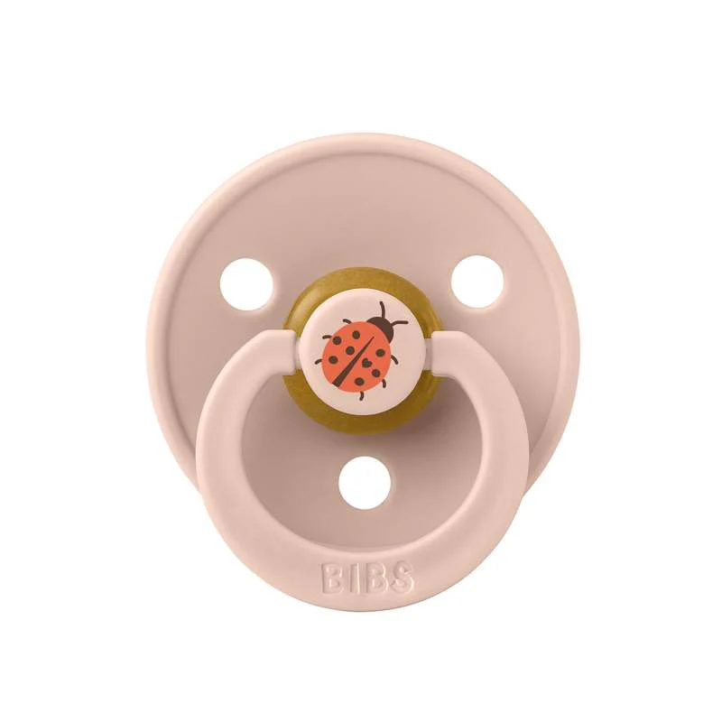 BIBS Rund Colour Sut - Str. 3 - Naturgummi - Studio - Ladybug - Blush - Image 3