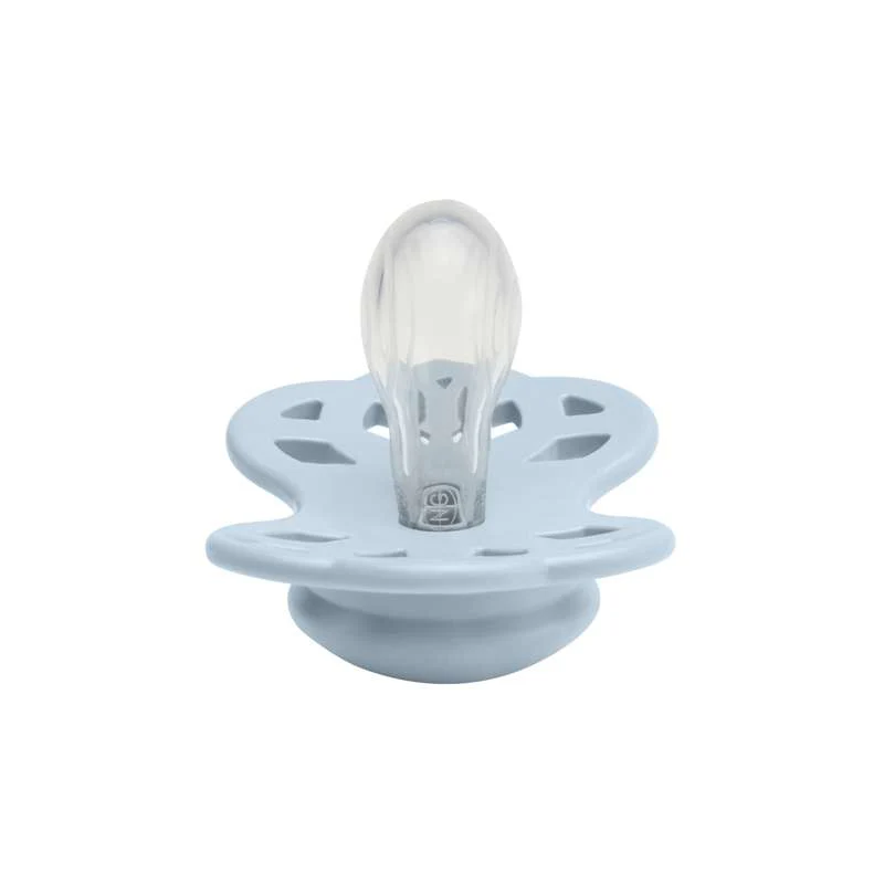 BIBS Symmetrisk Infinity Sut - Str. 1 - Silikone - Baby Blue - Image 2