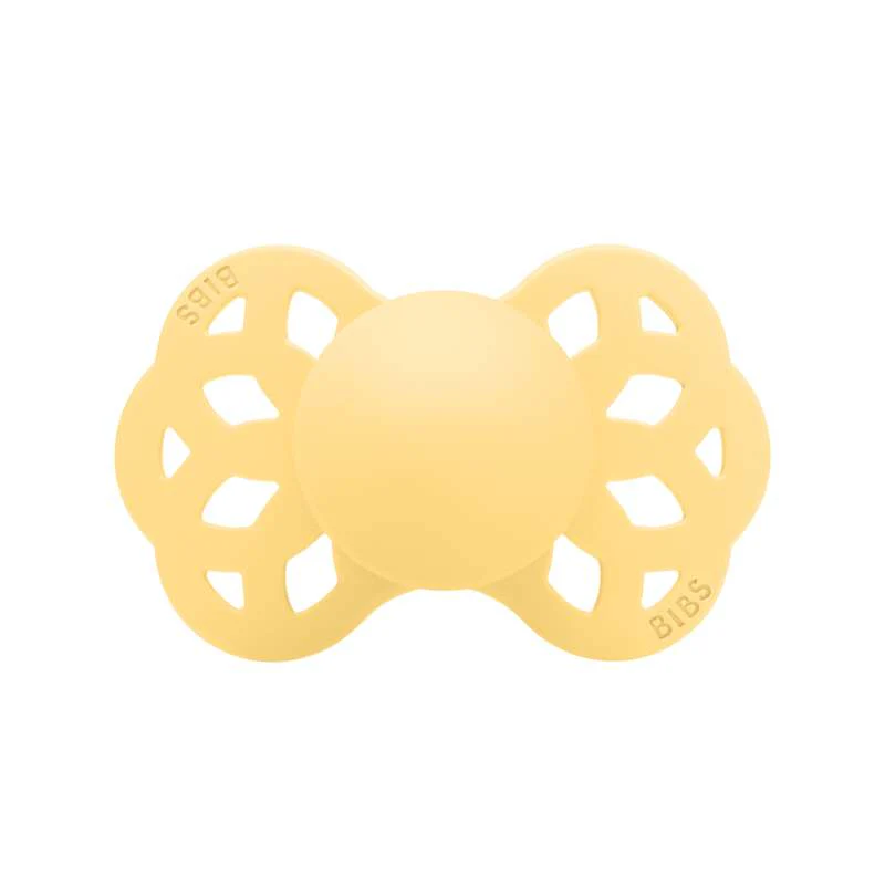 BIBS Symmetrisk Infinity Sut - Str. 1 - Silikone - Pale Butter - Image 3