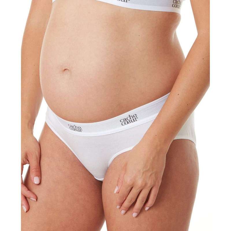 Cache Coeur Life - Maternity low waist brief - panties - White  - Image 2