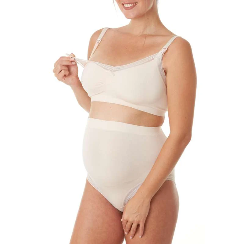Cache Coeur MILK - maternity low waist shorty panties - Blush  - Image 3