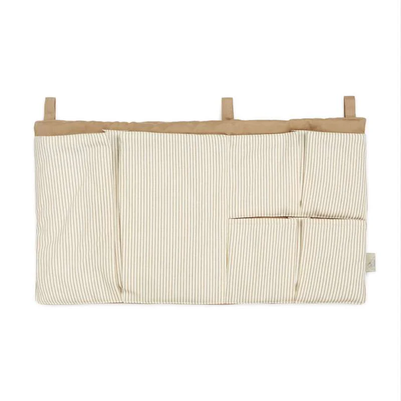 <tc>Cam Cam copenhagen</tc> Bed Pocket - OCS - Classic Stripes Camel