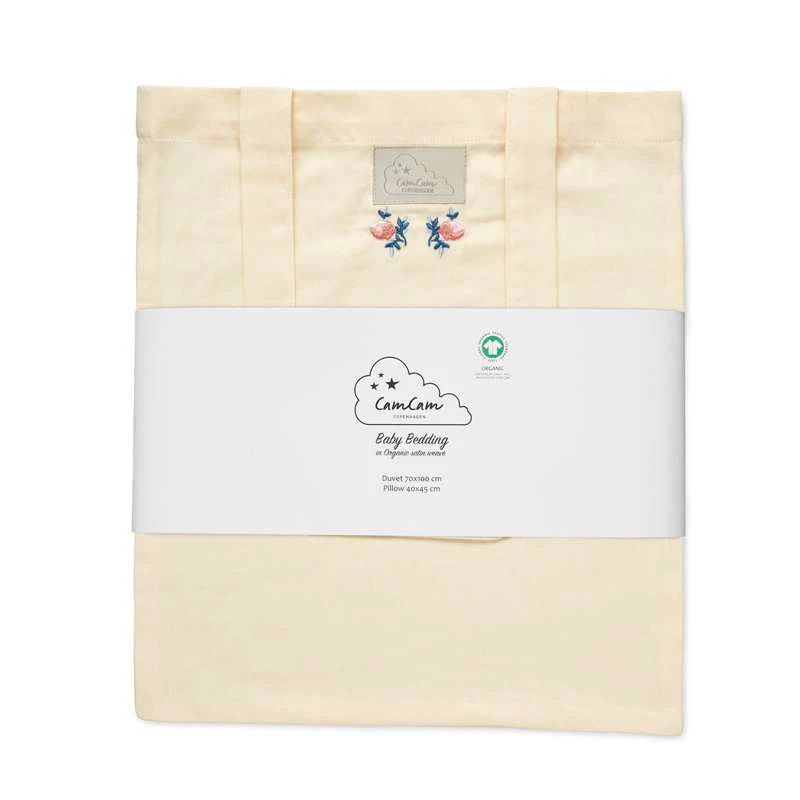 Cam Cam Copenhagen Bedding - Baby - Embroidered - GOTS - Berries  - Image 5