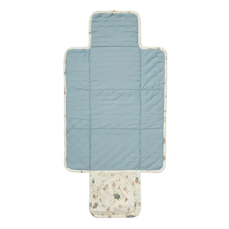 Cam Cam Copenhagen Changing mat - Quilted - OCS - Sea Garden  - Image 2