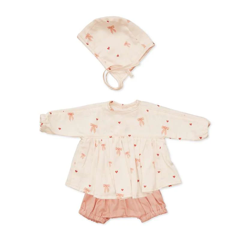 Cam Cam Copenhagen Doll clothing - GOTS - Bows 