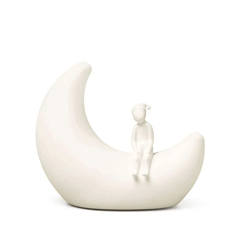 Cam Cam Copenhagen Night lamp - Moon/Off White 
