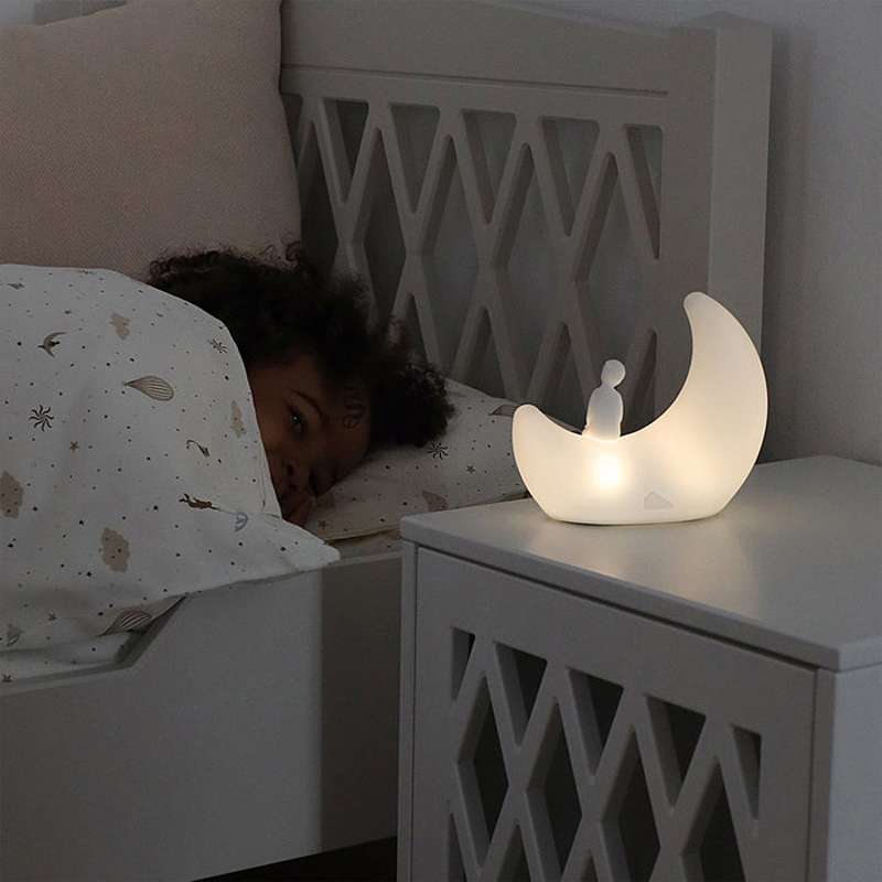 Cam Cam Copenhagen Night lamp - Moon/Off White  - Image 5