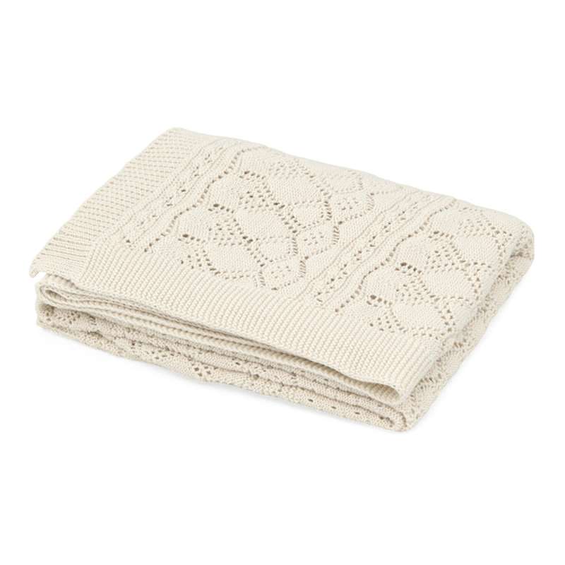 Cam Cam Copenhagen Pointelle Knit Sweater - Baby - GOTS - Off White 