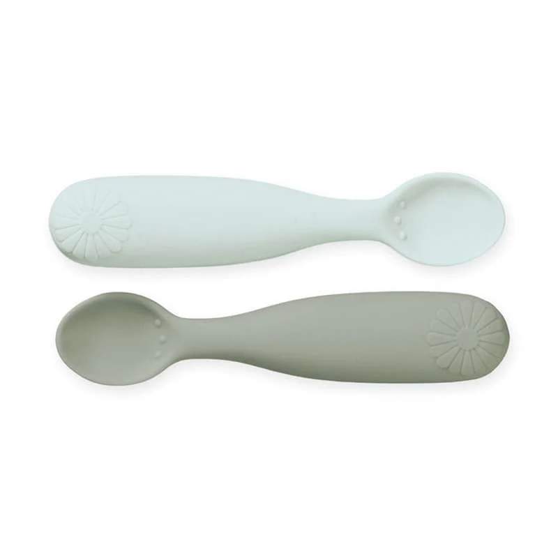 Cam Cam Copenhagen Spoons - Flower - 2-pack - Olive Mix 