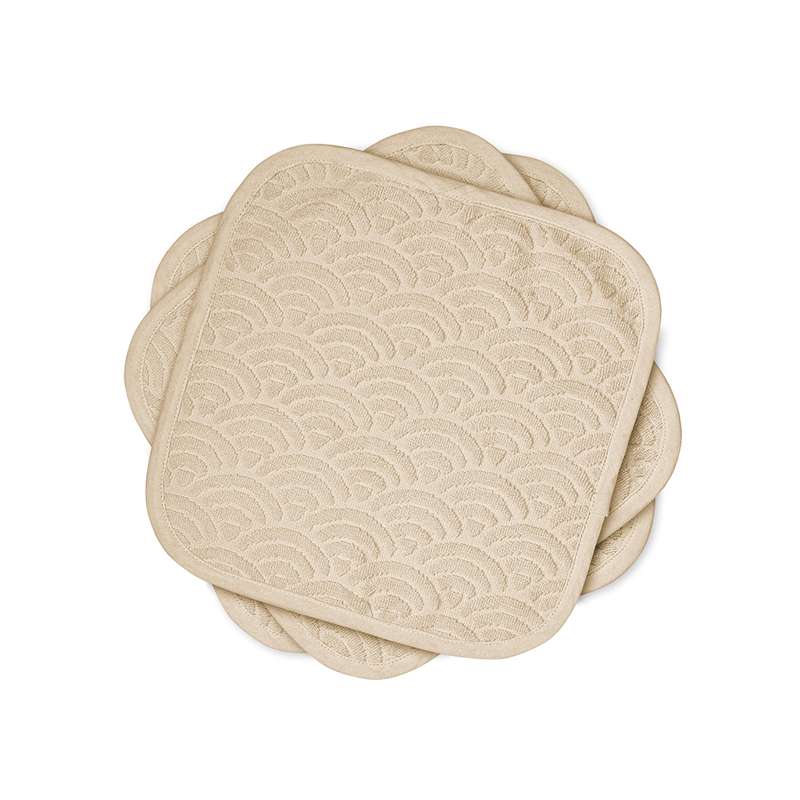Cam Cam Copenhagen Washcloths - 3-pack - GOTS - Almond 