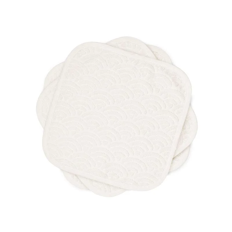 Cam Cam Copenhagen Washcloths - 3-pack - GOTS - Off White 