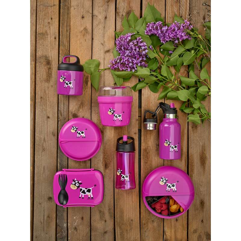 Carl Oscar LunchJar Thermos Container - 0.3L - Cow - Purple  - Image 2