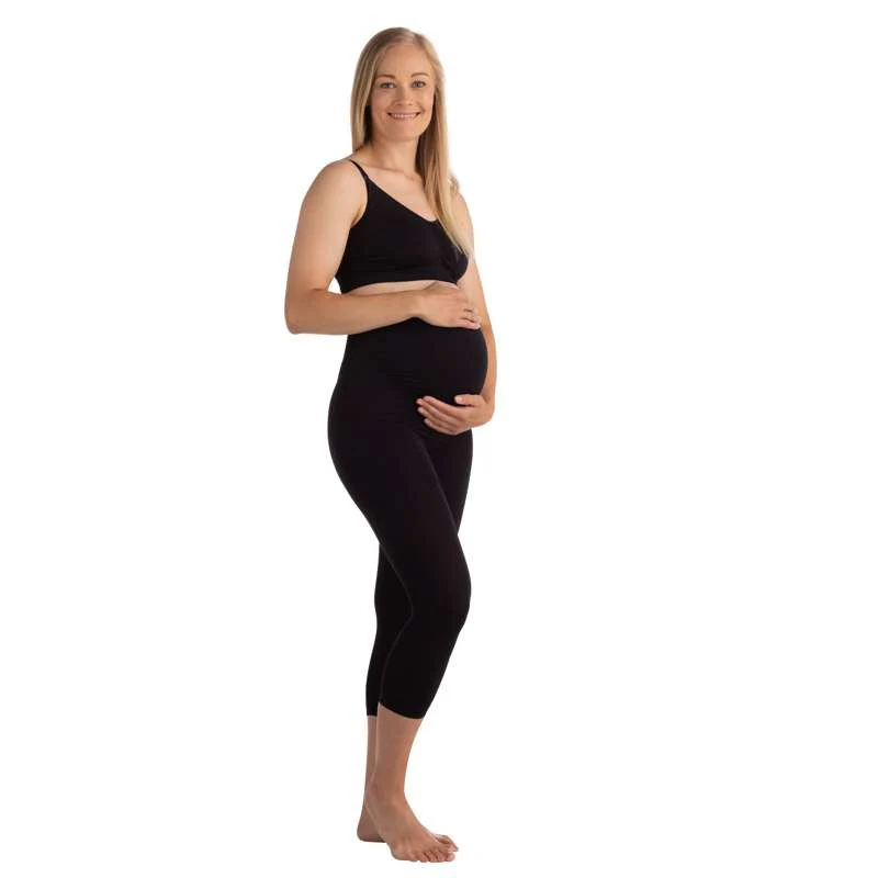 Carriwell Maternity leggings 3/4 - black  - Image 8