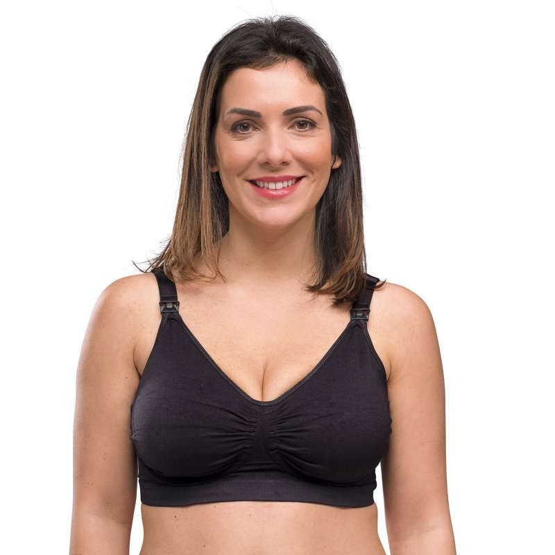 Carriwell New Mum Carri-Gel Nursing Bra Wireless - black  - Image 6